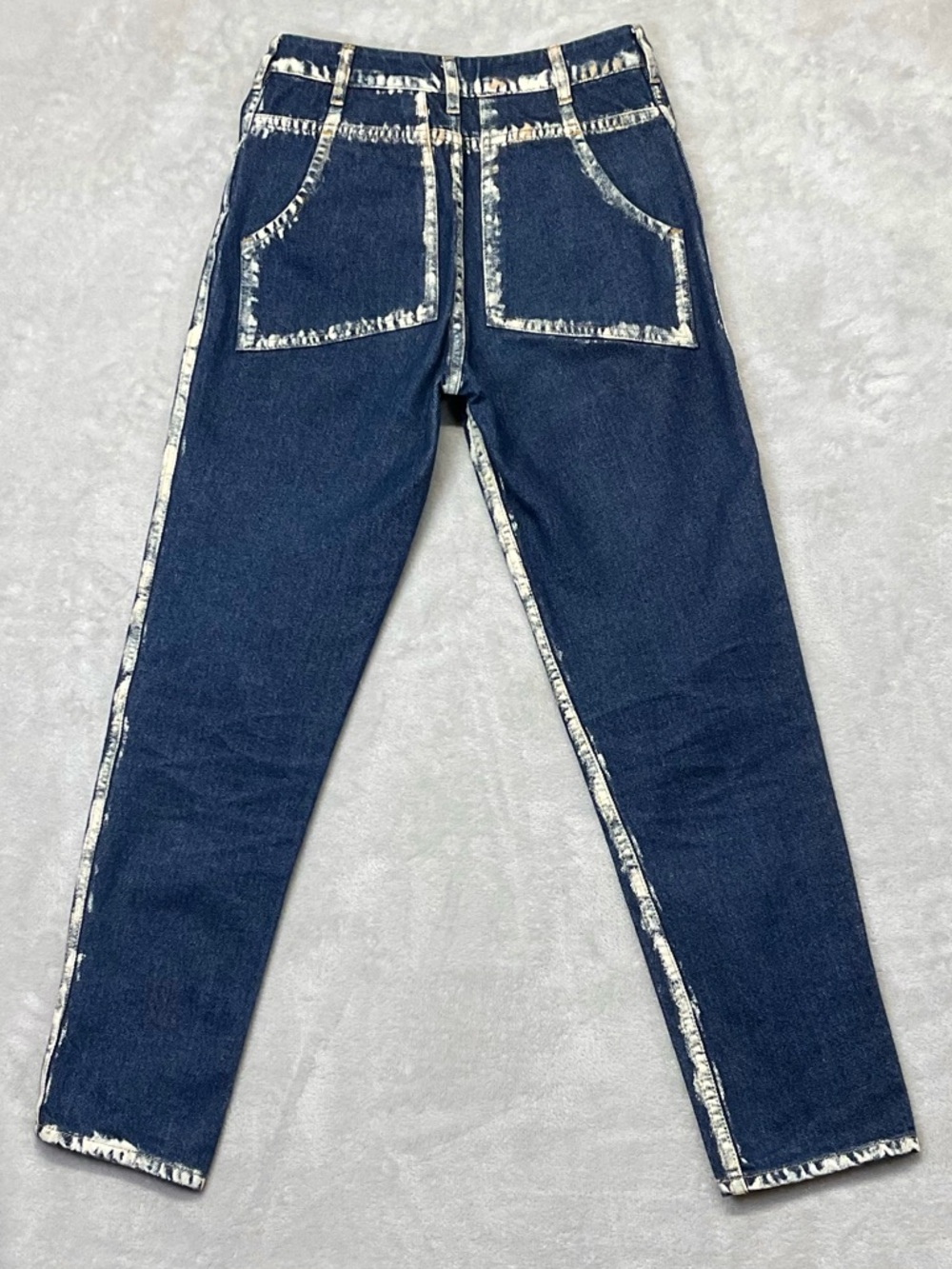 Eckhaus Latta Straight Seam Painted El Jeans Womens 28